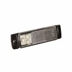 Begrenzungsleuchte 12 24V weiß 126x30mm LED