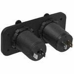 Unterputz-Montagesatz: DIN-Steckdose + USB-Anschluss doppelt Typ A 2x2100mA