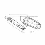 Stoßdampferhalter 90 x 50 mm - Set a 2 Stuck