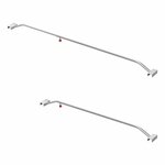 Alu-Planenbugel  ausziehbar  108-146cm  fur Anhangerplane