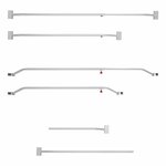 Alu-Planenbugel  ausziehbar  108-146cm  fur Anhangerplane
