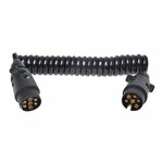 Spiralkabel 3M mit 2x Stecker 7-polig PVC