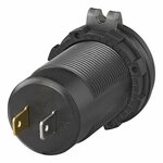 USB Unterputzdose 3-fach mit 2x Typ A und 1x Typ C + Voltmeter