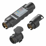 Steckertester 7-polig 12V Set mit 2 Adaptern