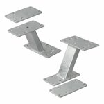 Reserveradhalter mit Montageplatte