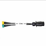Kabelsatz 5M mit 7-poligem Stecker und 2x 5-poligem Anschluss