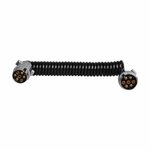 Spiralkabel 3 5M mit 2x Stecker 7-polig Metall