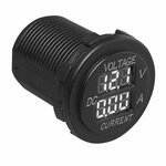 Volt-Amperemeter digital 6-30V 0-10A