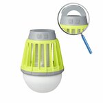 Camping- Insektenlampe 2 in 1 wiederaufladbar 8 8 x 12 5 cm