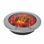 Rucklicht 3 Funktionen 122mm 24LED Chrom