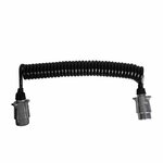 Spiralkabel 4 5M mit 2x Stecker 7-polig Metall