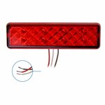 Rucklicht 12 24V 2 Funktionen 135x38mm LED mit Halter schwarz