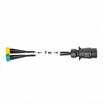 Kabelsatz 7M mit 7-poligem Stecker und 2x 5-poligem Stecker