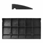 Rampenblock fur erhohte Kante 70mm schwarz - Set mit 2 Stuck