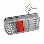 Rucklicht 5 Funktionen 225x105mm 43LED links