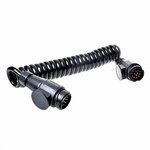 Spiralkabel 3 5M 13 Adern mit 2x Stecker 13 polig PVC
