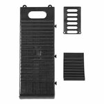 Auffahrrampe mit Unterlegkeil schwarz - 2er Set