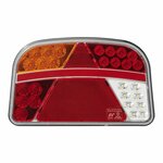 Rucklicht 6 Funktionen 240x150mm LED links