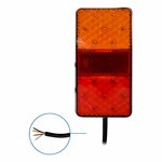 Rucklicht 12 24V 4 Funktionen 80x150mm LED