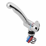 Mischbatterie Style 3000 12V  dia 27 mm gebogener Auslauf