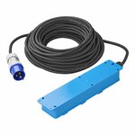 CEE 3-fach Steckdose 20M 3x 1 5 mm² (2xSchuko + 1x2-USB)