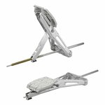 Caravan Eckstutze 1000kg 605x280mm H:470mm inkl. Stabilisierungsfuß und erweiterter Schwenkmechanismus