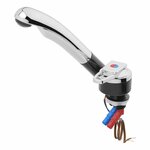 Mischbatterie Keramik Deluxe  dia 27 mm Chrom Schwarz