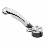 Mischbatterie Keramik Deluxe  dia 27 mm Chrom Schwarz