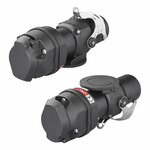Adapterstecker von 24V 15 auf 12V 13-polig ISO12098 > ISO11446
