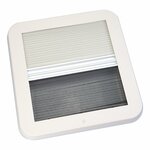 Dachhaube 400x400 mm ohne Dauerluftung transparent led
