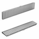 Aluminium-Klapprampe fur Rollstuhl 183x73cm 270kg