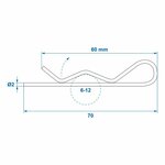 Sicherungsring einzeln 2mm 6-12mm