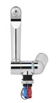 Mischbatterie Style 3000 12V  dia 27 mm gebogener Auslauf