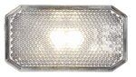 Begrenzungsleuchte 12 24V weiß 80 x 44 mm LED