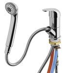 Mischbatterie Keramik Kama mit ausziehbarer Brause Julia Durchmesser 33 mm Chrom im Karton