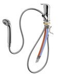 Mischbatterie Keramik Kama mit ausziehbarer Brause Julia Durchmesser 33 mm Chrom im Karton