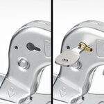 Kugelkupplung Stahl rund 35-50 mm 1700 kg gebremst