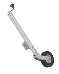 Bugrad 570 60 mm Felge Metall mit Gummireifen 220 x 65 mm klappbar 300kg