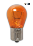 Autolampe 12V 21W BAU15s orange x10 Stuck