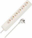 Steckdosenleiste 6-fach weiß 1,5m H05VV-F 3G1,5