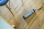 Steckdosenleiste 4-fach schwarz lichtgrau 1,8m H05VV-F 3G1,5