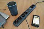 Connect WiFi Steckdosenleiste 6-fach 1,5m H05VV-F3G1,5 schwarz