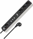 Connect WiFi Steckdosenleiste 4-fach weiß schwarz 1,5m H05VV-F3G1,5