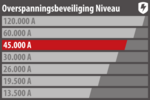 60.000A Uberspannungsschutz-Steckdosenleiste 6-fach schwarz lichtgrau 3m H05VV-F 3G1,5 19 Format