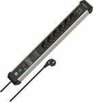 60.000A Uberspannungsschutz-Steckdosenleiste mit USB-Ladefunktion 6-fach 3m H05VV-F 3G1,5