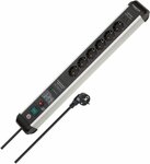 60.000A Uberspannungsschutz-Steckdosenleiste mit Power Delivery USB-Ladefunktion 6-fach 3m H05VV-F 3G1,5