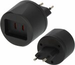 Reisestecker USA Euro mit 2,5A Sicherung