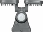Batterie LED Strahler LUFOS 420 mit Infrarot-Bewegungsmelder IP44 2x240lm