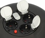 Kabelbox VL2-X 3-fach mit USB-Ladefunktion schwarz 10m H05VV-F 3G1,5