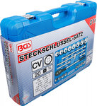 Steckschlüssel-Satz Antrieb 20 mm (3/4) Zollgrößen 21-tlg
